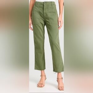 R13 Army Green Military Utility Crop Pants